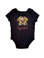 queen crest baby onesie rock