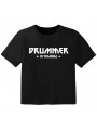rock kids t-shirt drummer in training