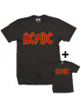 AC/DC Father's T-shirt & Kids/Toddler T-shirt Logo Color