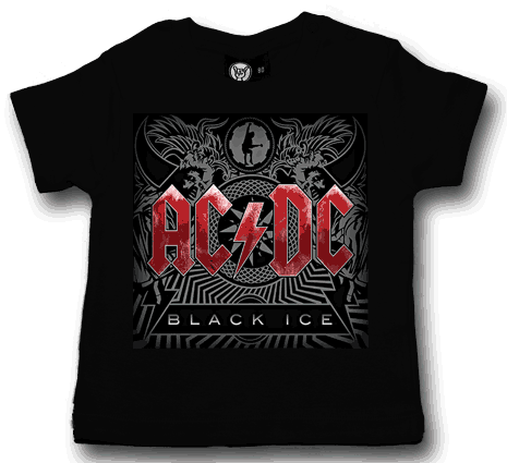 Make deepen Brawl ACDC Baby T-shirt Black Ice ACDC