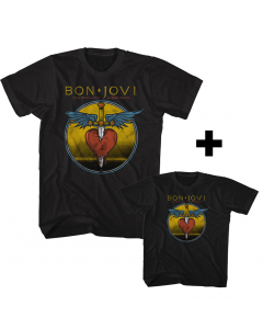 Duo Rockset Bon Jovi kids papa T-Shirt